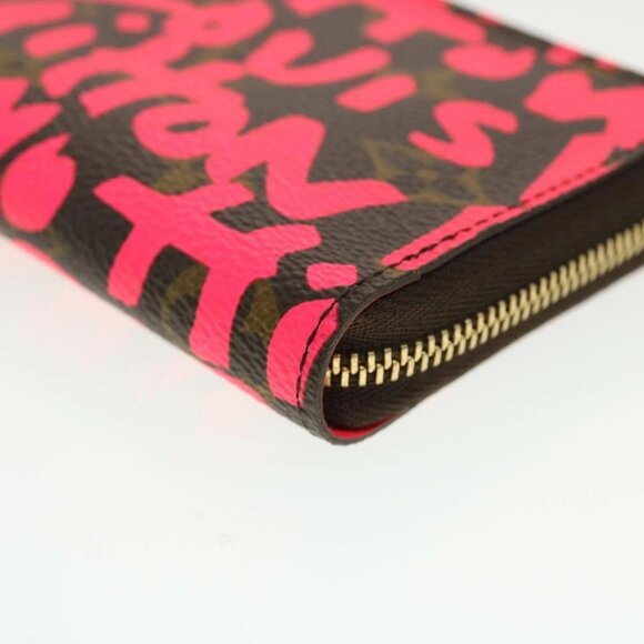 LOUIS VUITTON Monogram Graffiti Zippy Coin Purse Fuchsia M93707 LV Auth yk6630V - Picture 4 of 16